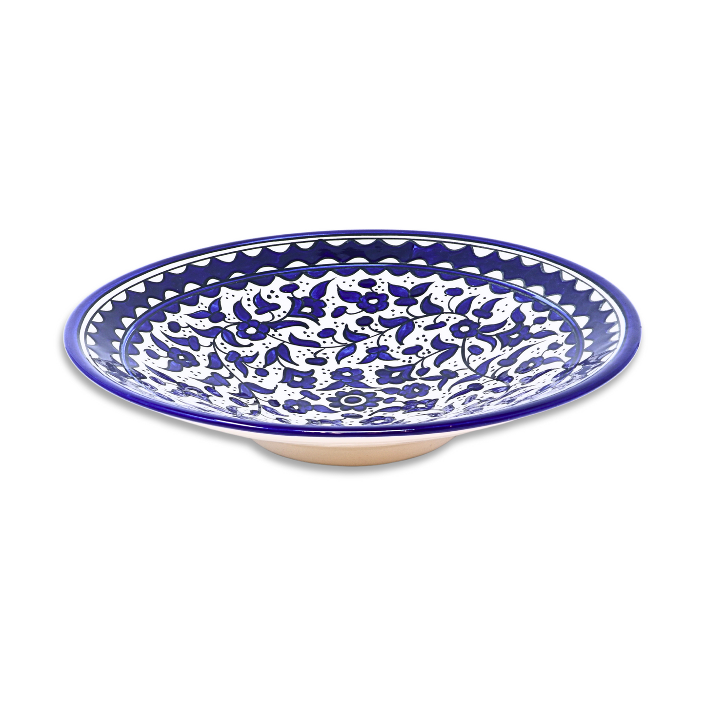 Handmade Ceramic Medium Cone-Shaped Serving Platter 32 cm