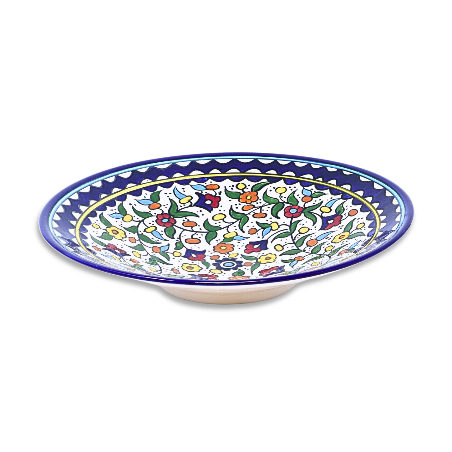 Handmade Ceramic Medium Cone-Shaped Serving Platter 32 cm