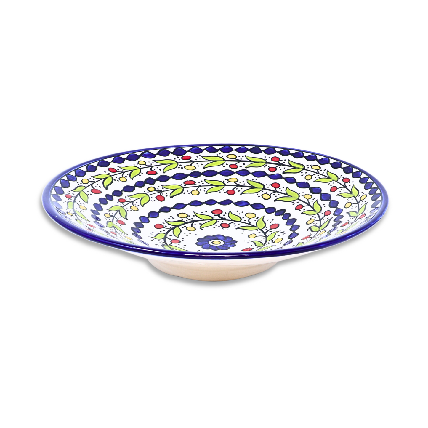 Handmade Ceramic Medium Cone-Shaped Serving Platter 32 cm