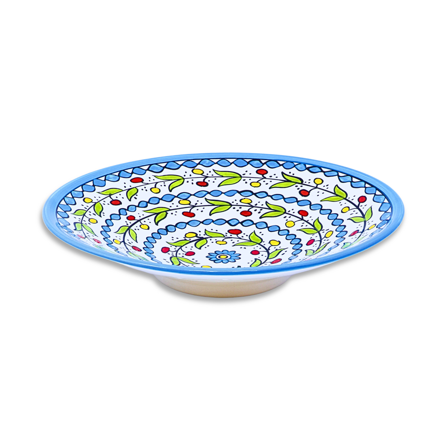 Handmade Ceramic Medium Cone-Shaped Serving Platter 32 cm