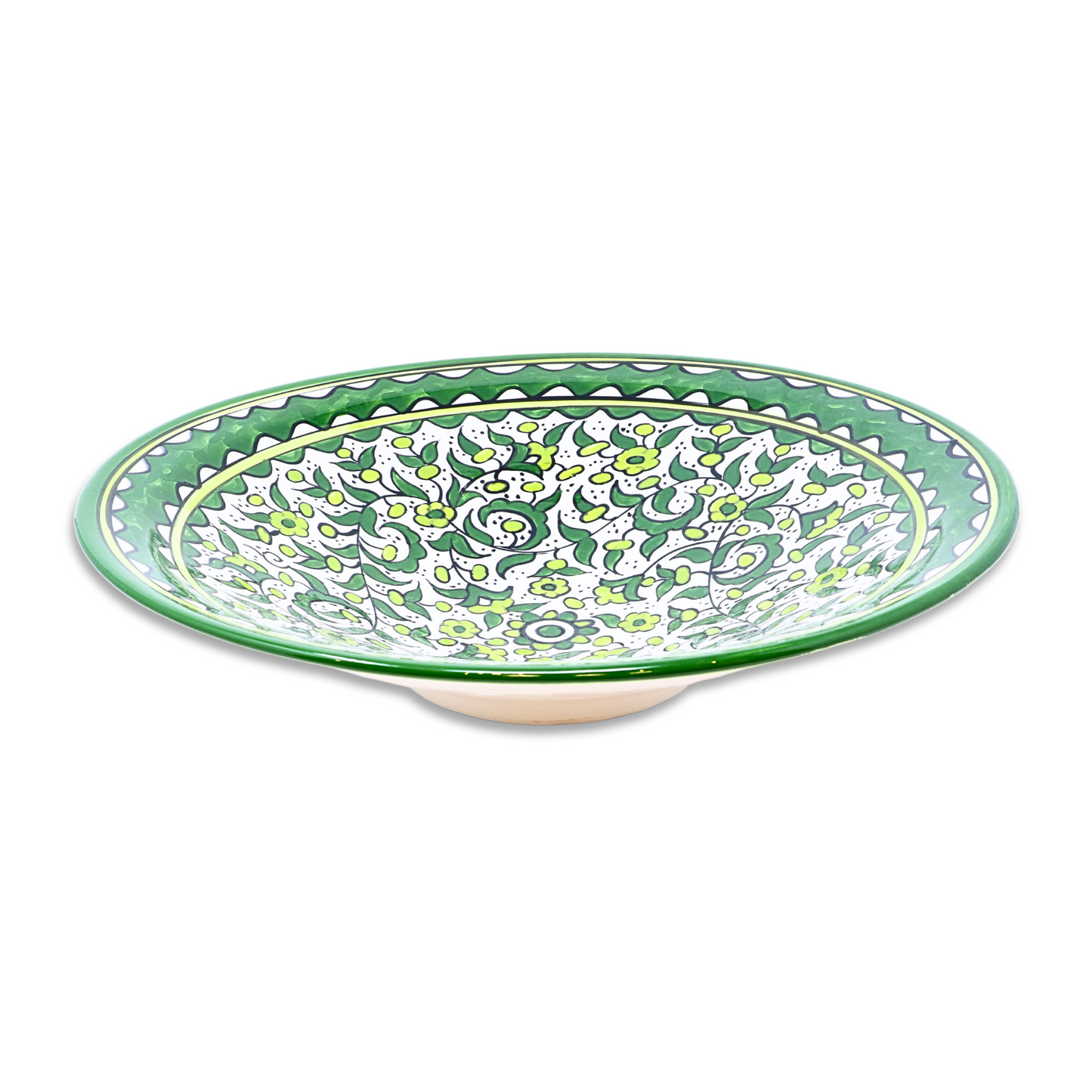 Handmade Ceramic Large Cone-shaped Serving Platter 38 cm