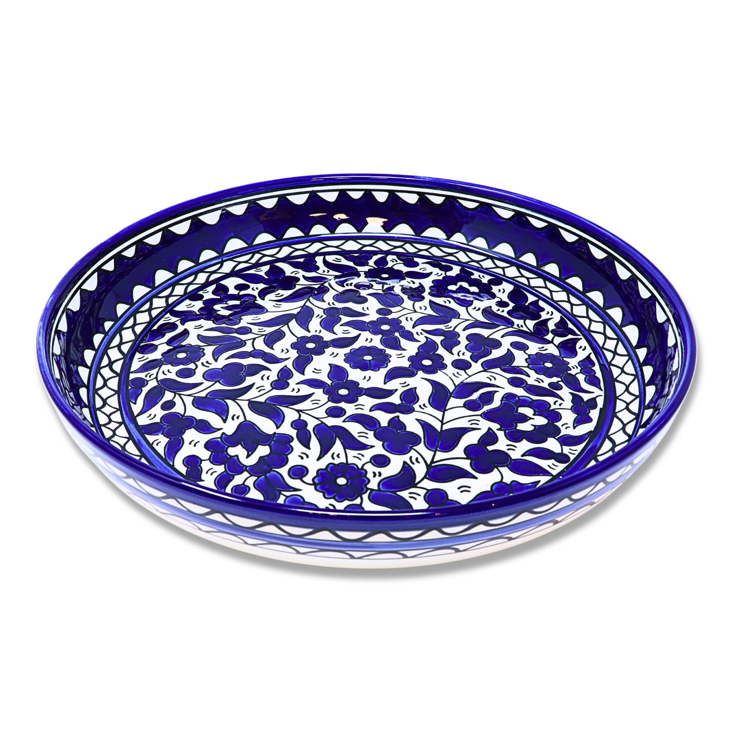 Handmade Ceramic Large Serving Bowl 33 cm