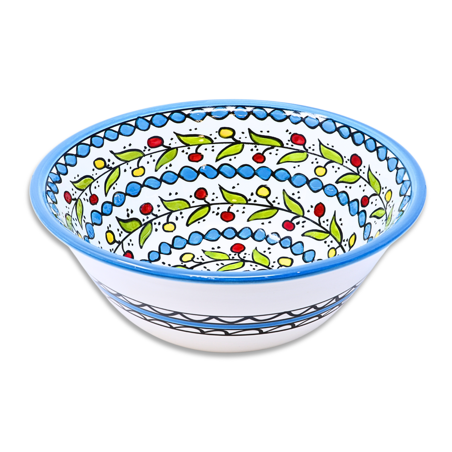 Handmade Ceramic Deep Bowl 25 cm