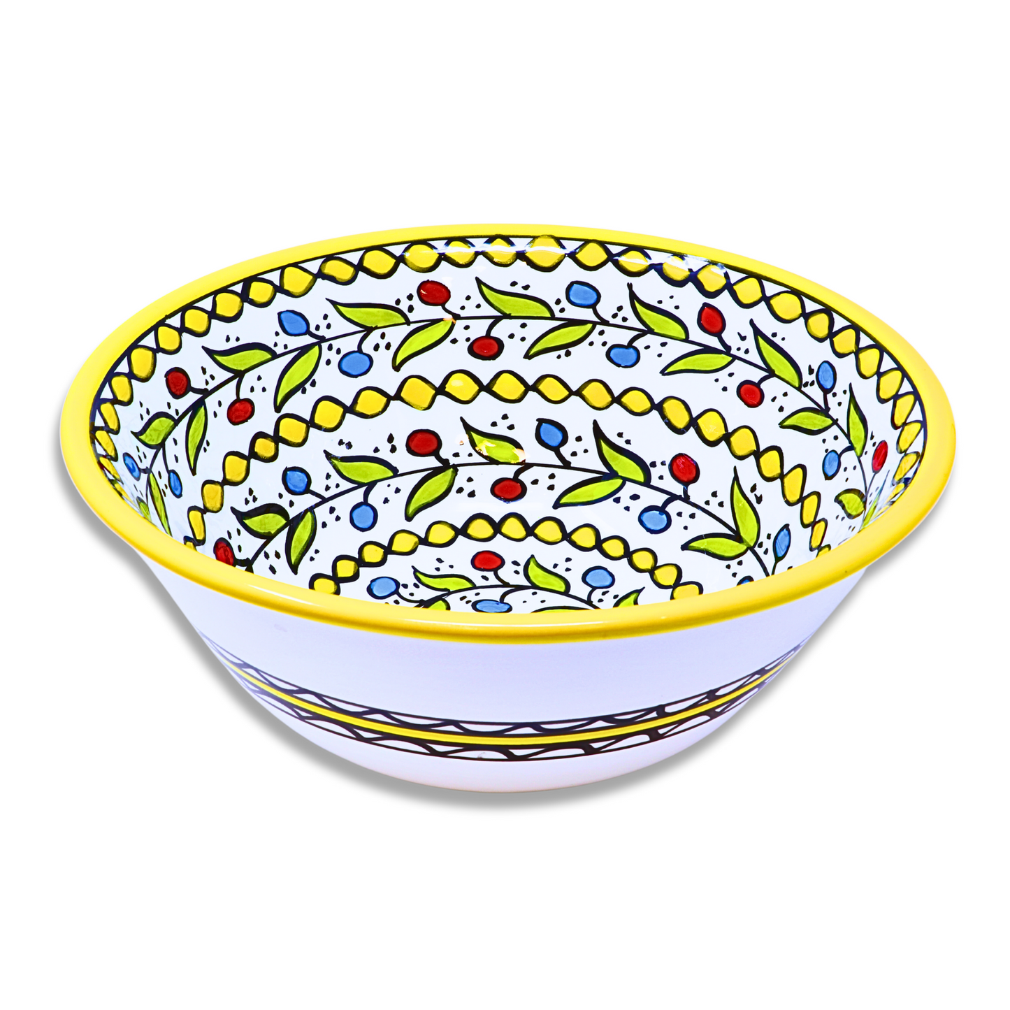 Handmade Ceramic Deep Bowl 25 cm