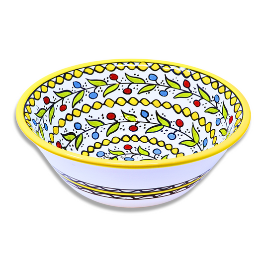 Handmade Ceramic Deep Bowl 25 cm