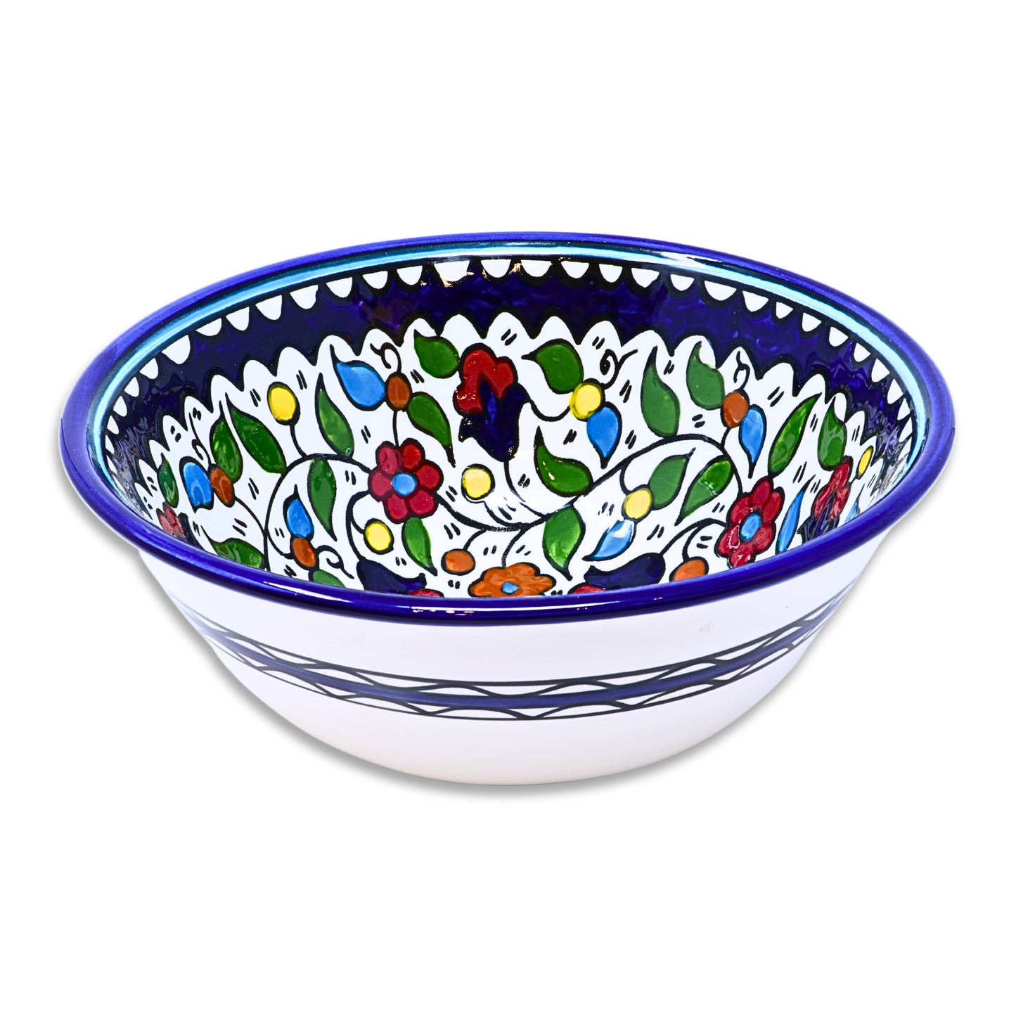 Handmade Ceramic Deep Bowl 25 cm