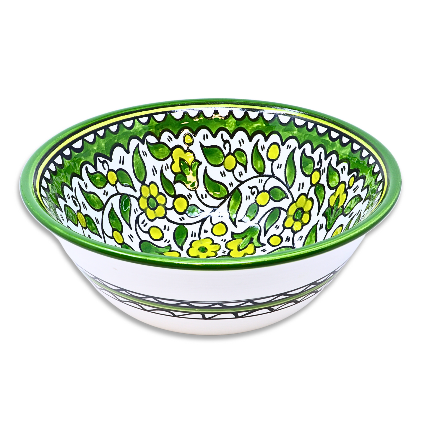 Handmade Ceramic Deep Bowl 25 cm