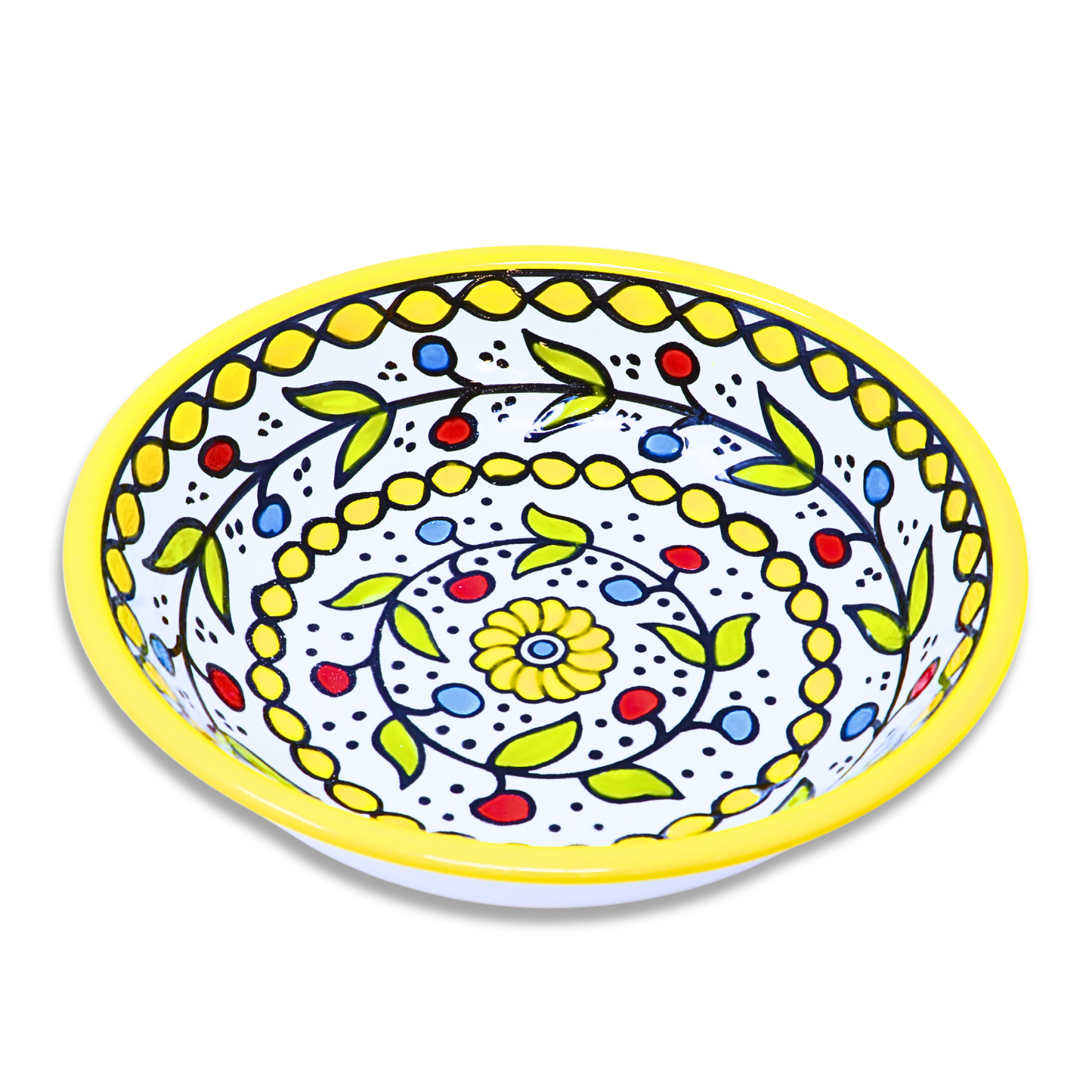 Handmade Ceramic Deep Plate 19 cm