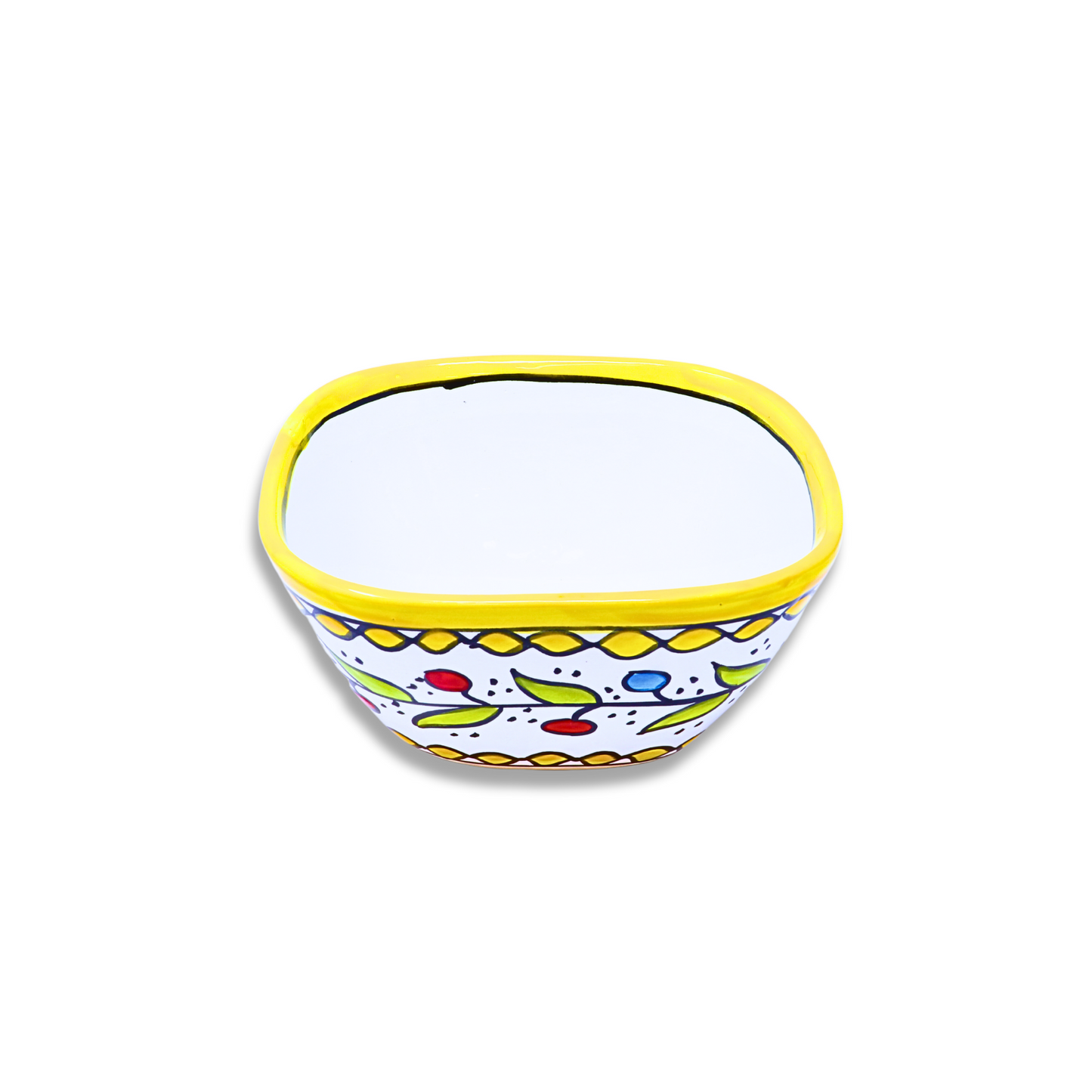 Handmade Ceramic Square Bowl 13.5 cm