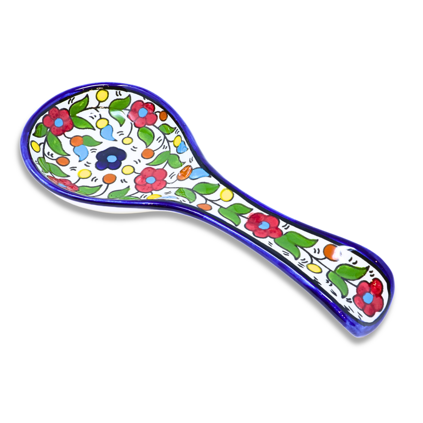 Handmade Ceramic Large Spoon Rest 25 cm