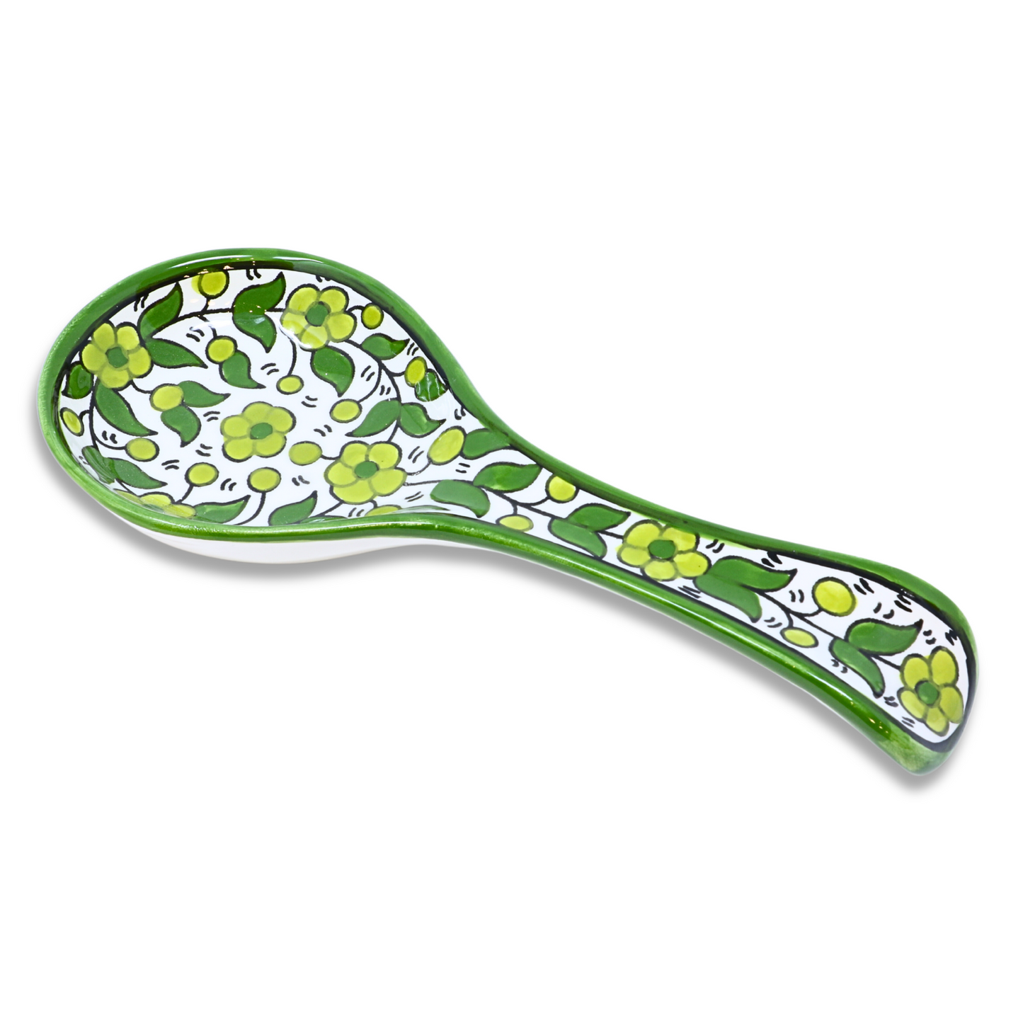 Handmade Ceramic Large Spoon Rest 25 cm