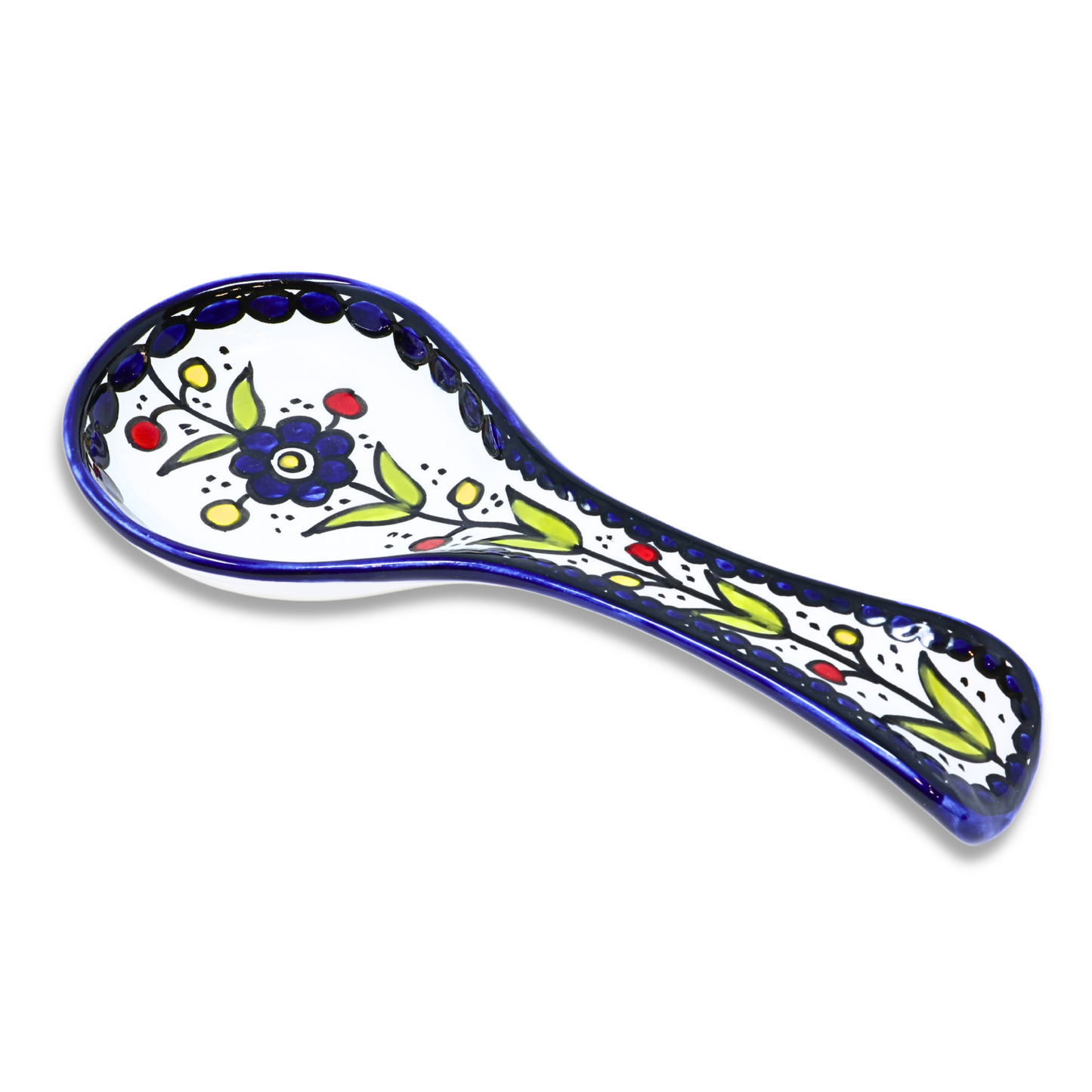 Handmade Ceramic Large Spoon Rest 25 cm