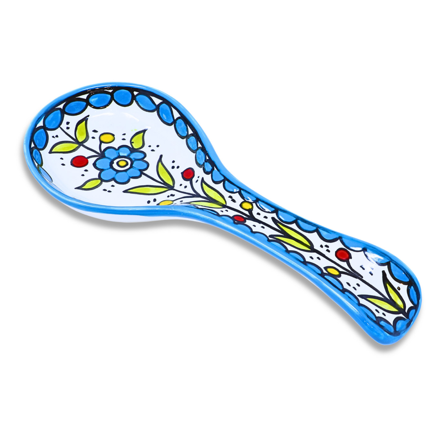 Handmade Ceramic Large Spoon Rest 25 cm
