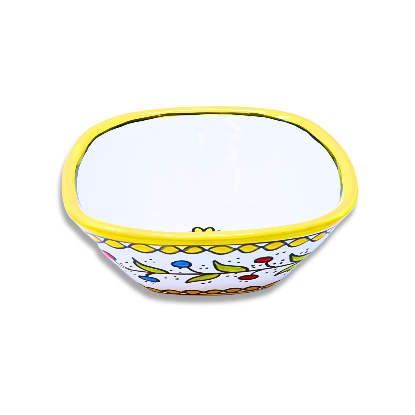 Handmade Ceramic Square Bowl 18 cm