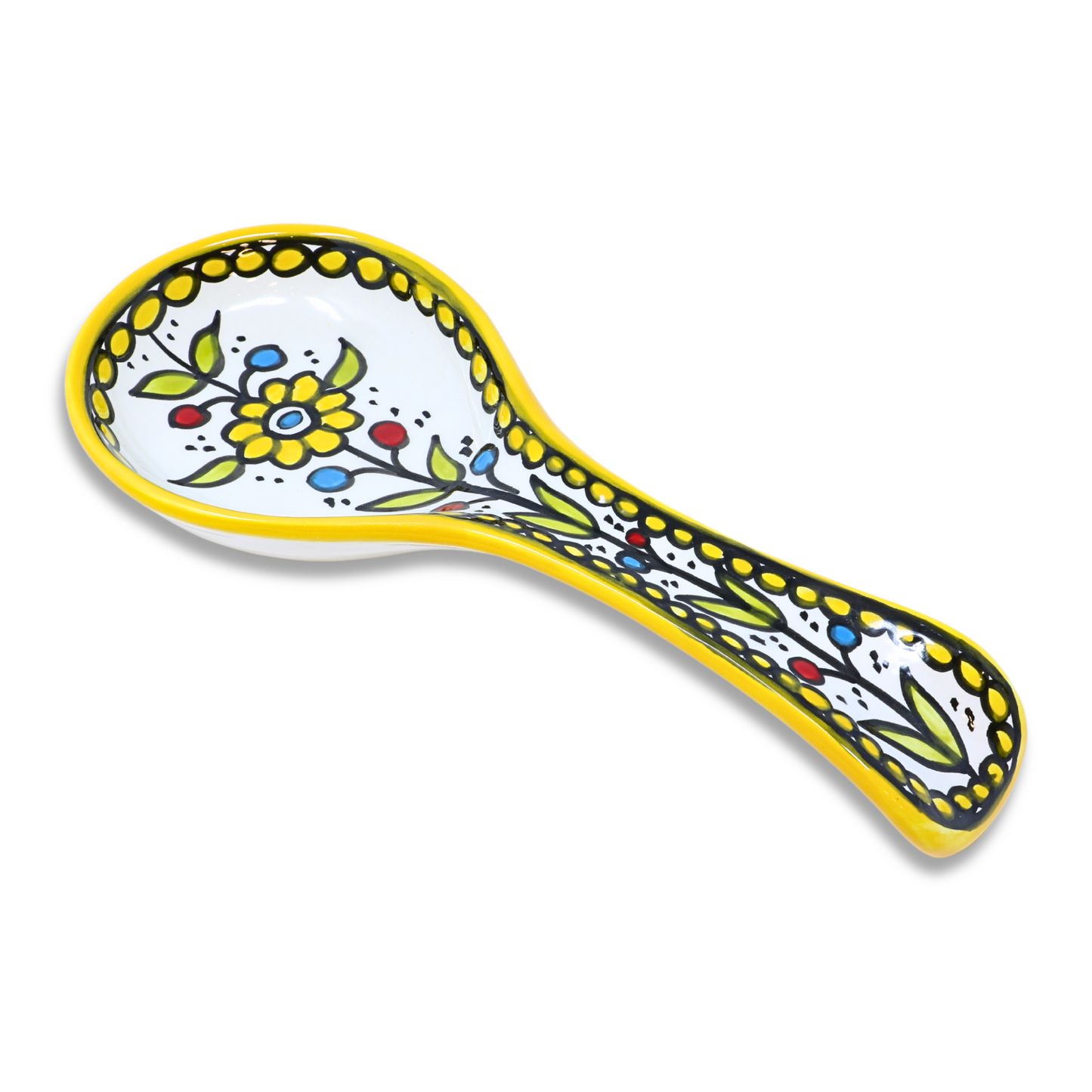 Handmade Ceramic Large Spoon Rest 25 cm