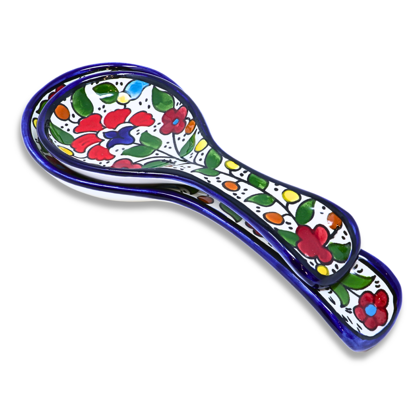 Handmade Ceramic Large Spoon Rest 25 cm