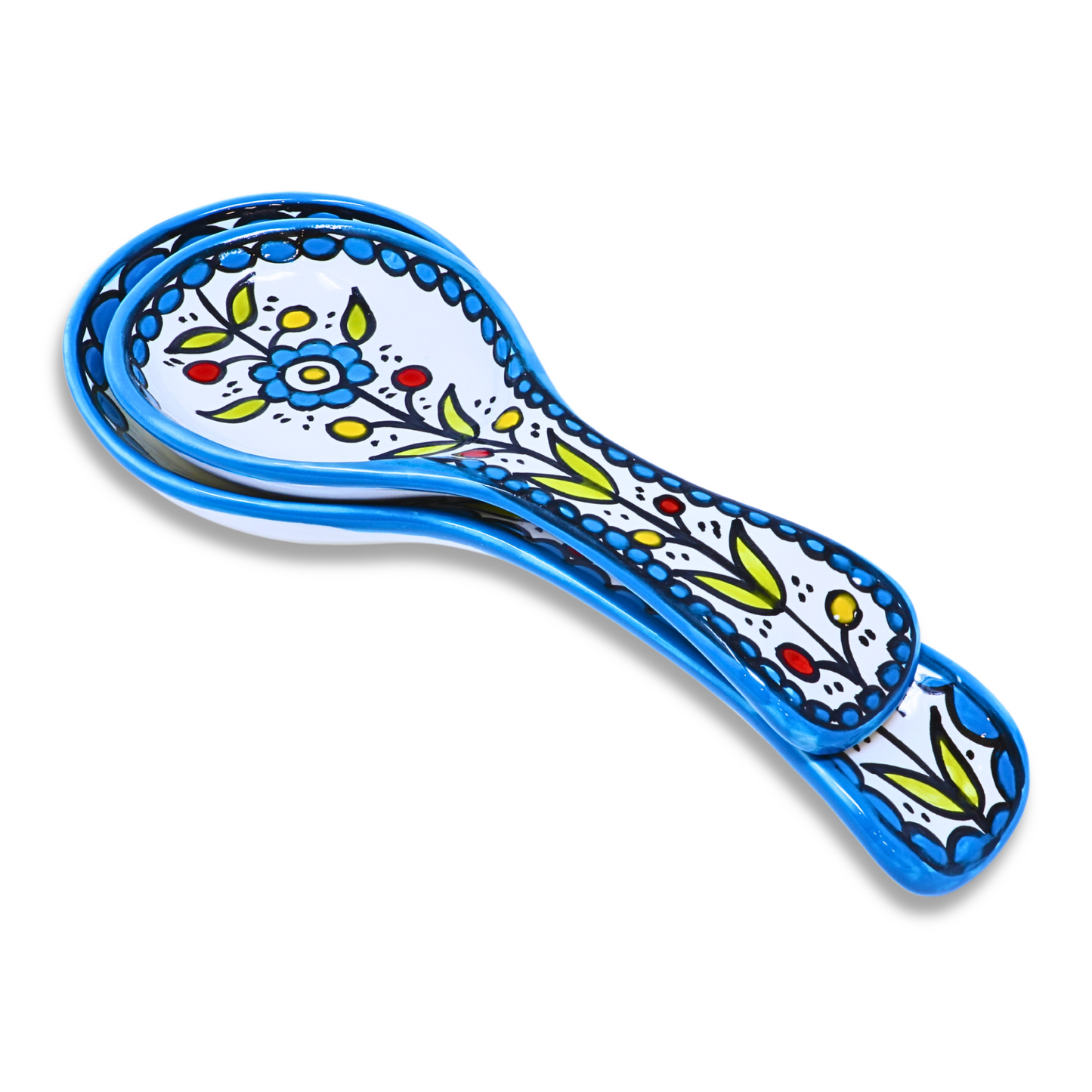 Handmade Ceramic Large Spoon Rest 25 cm