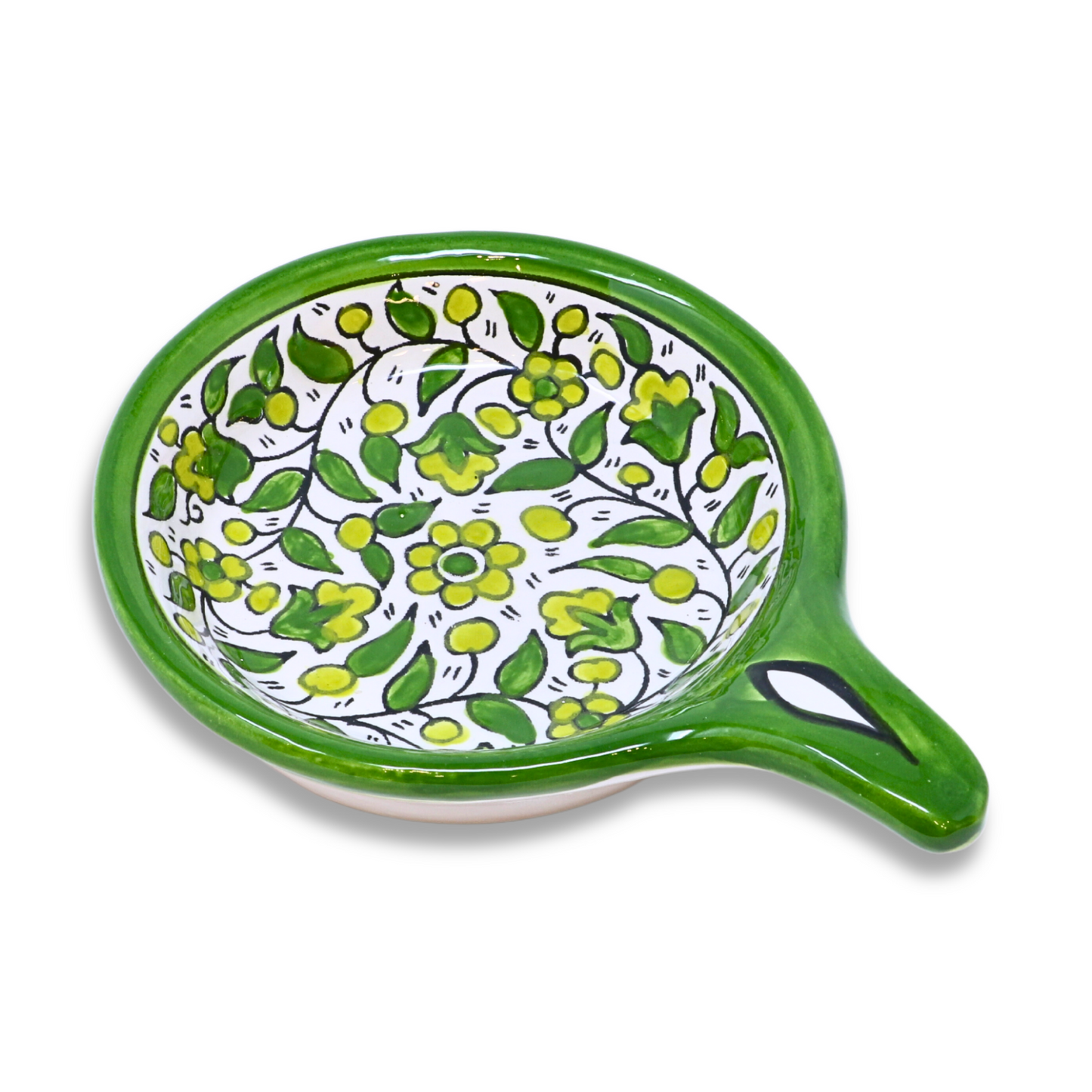 Handmade Ceramic Small Pan-Shaped Serving Plate 13 cm