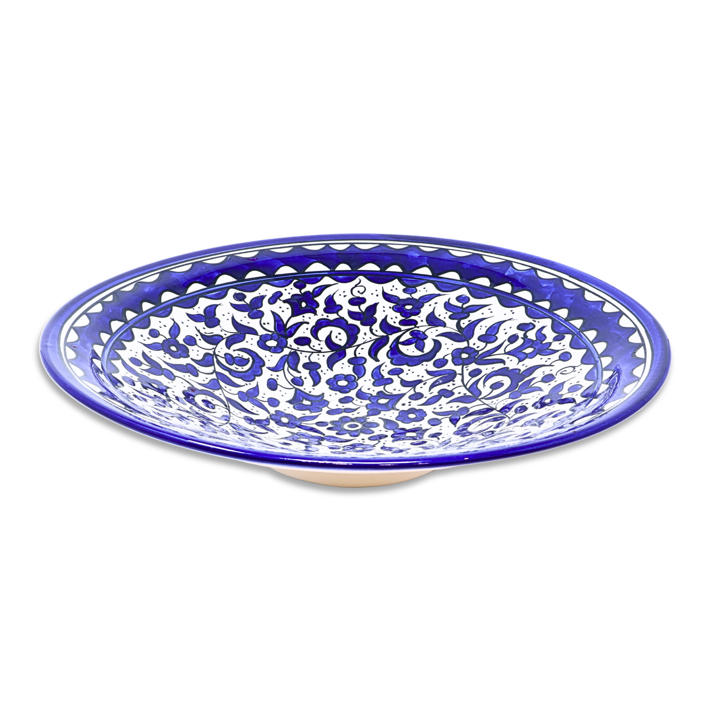 Handmade Ceramic Large Cone-shaped Serving Platter 38 cm