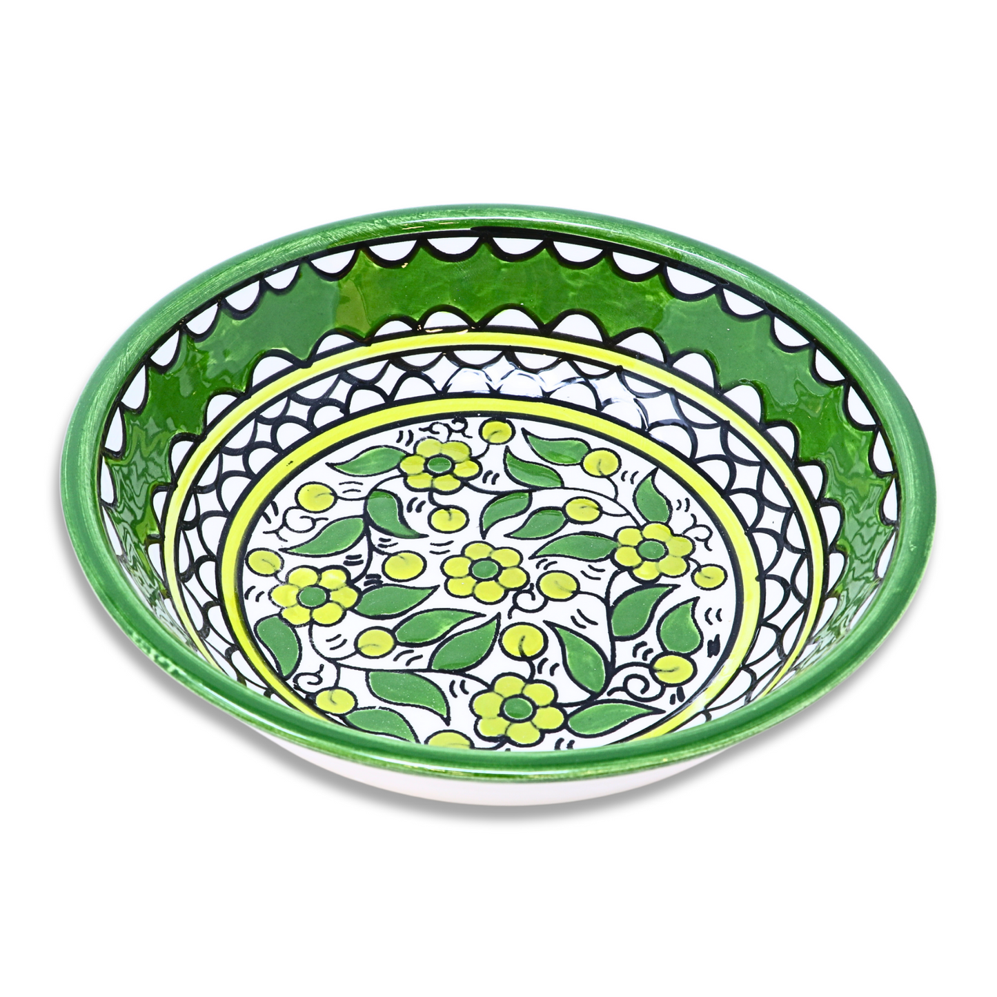 Handmade Ceramic Deep Plate 19 cm