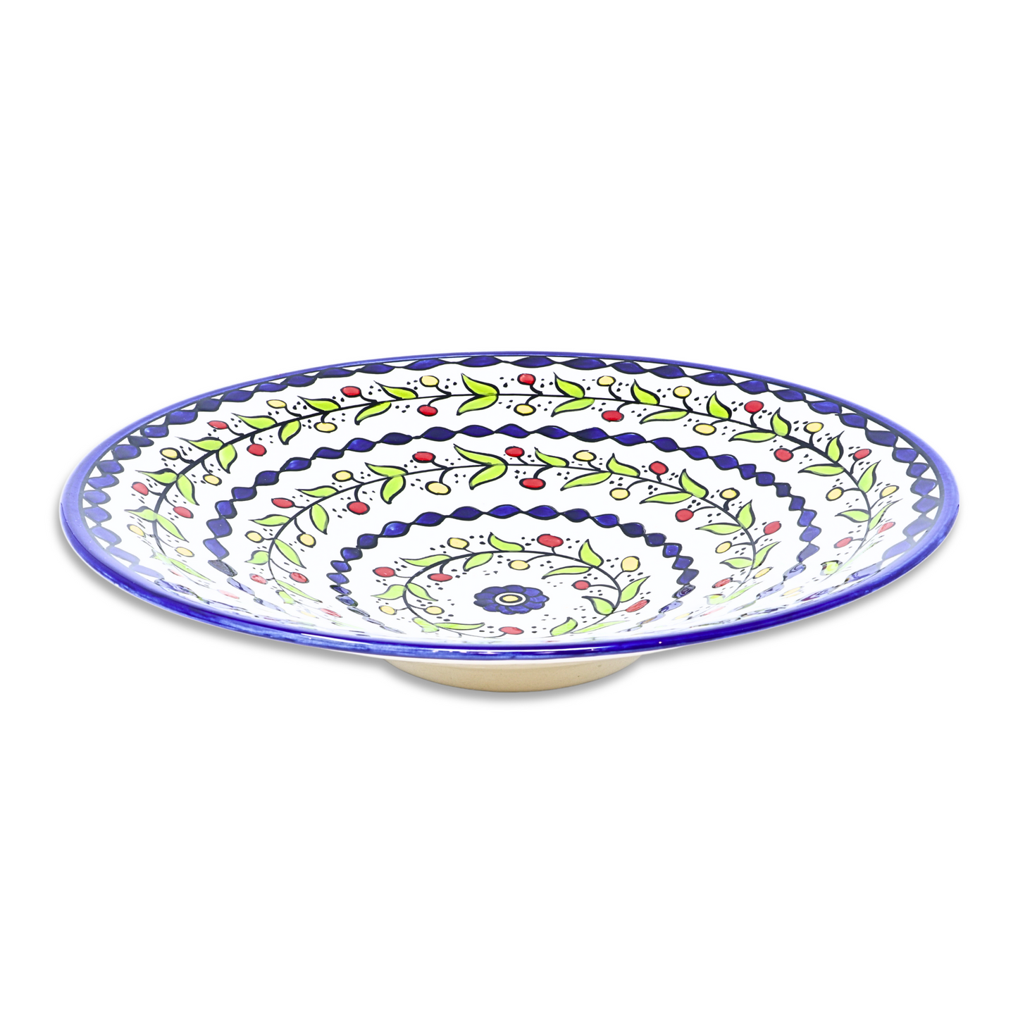 Handmade Ceramic Large Cone-shaped Serving Platter 38 cm