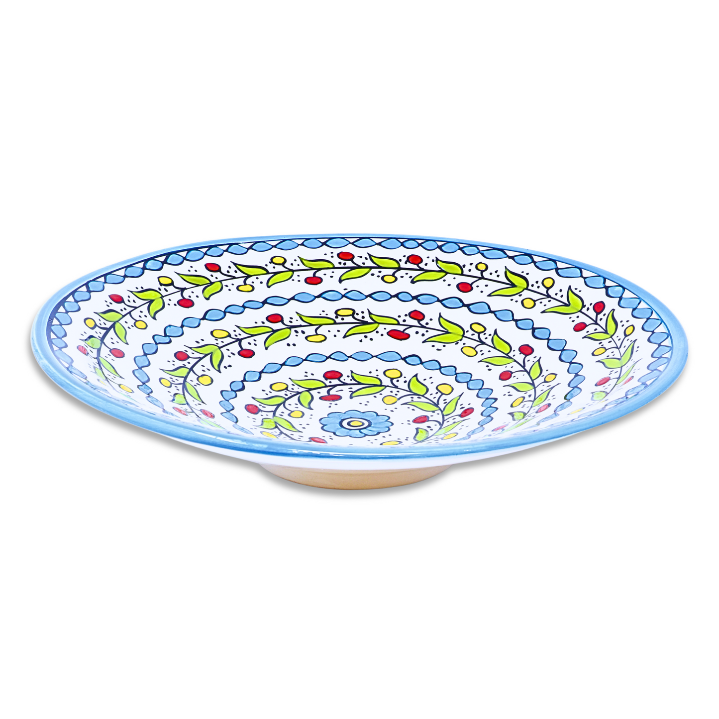 Handmade Ceramic Large Cone-shaped Serving Platter 38 cm