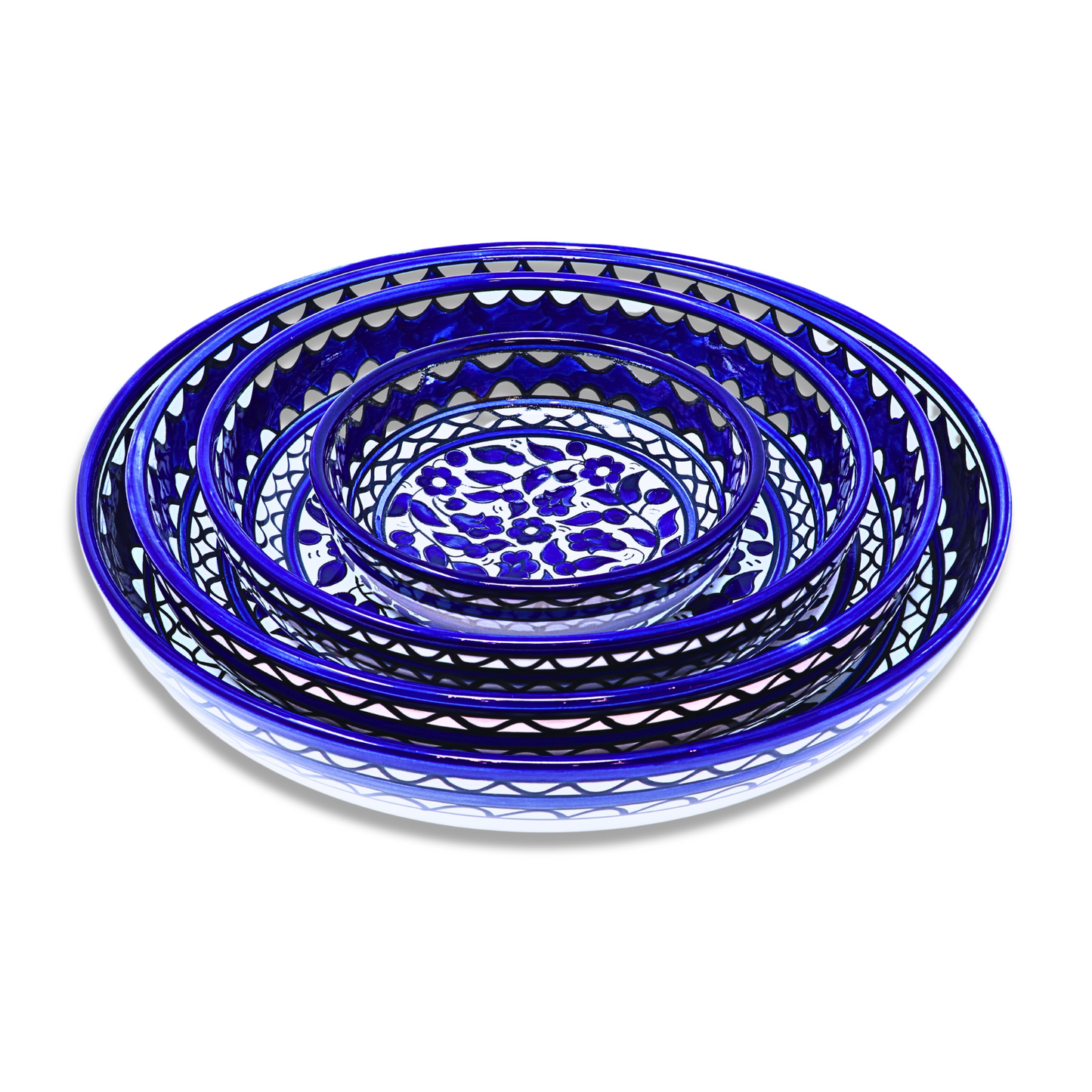 Handmade Ceramic Serving Bowl 23 cm