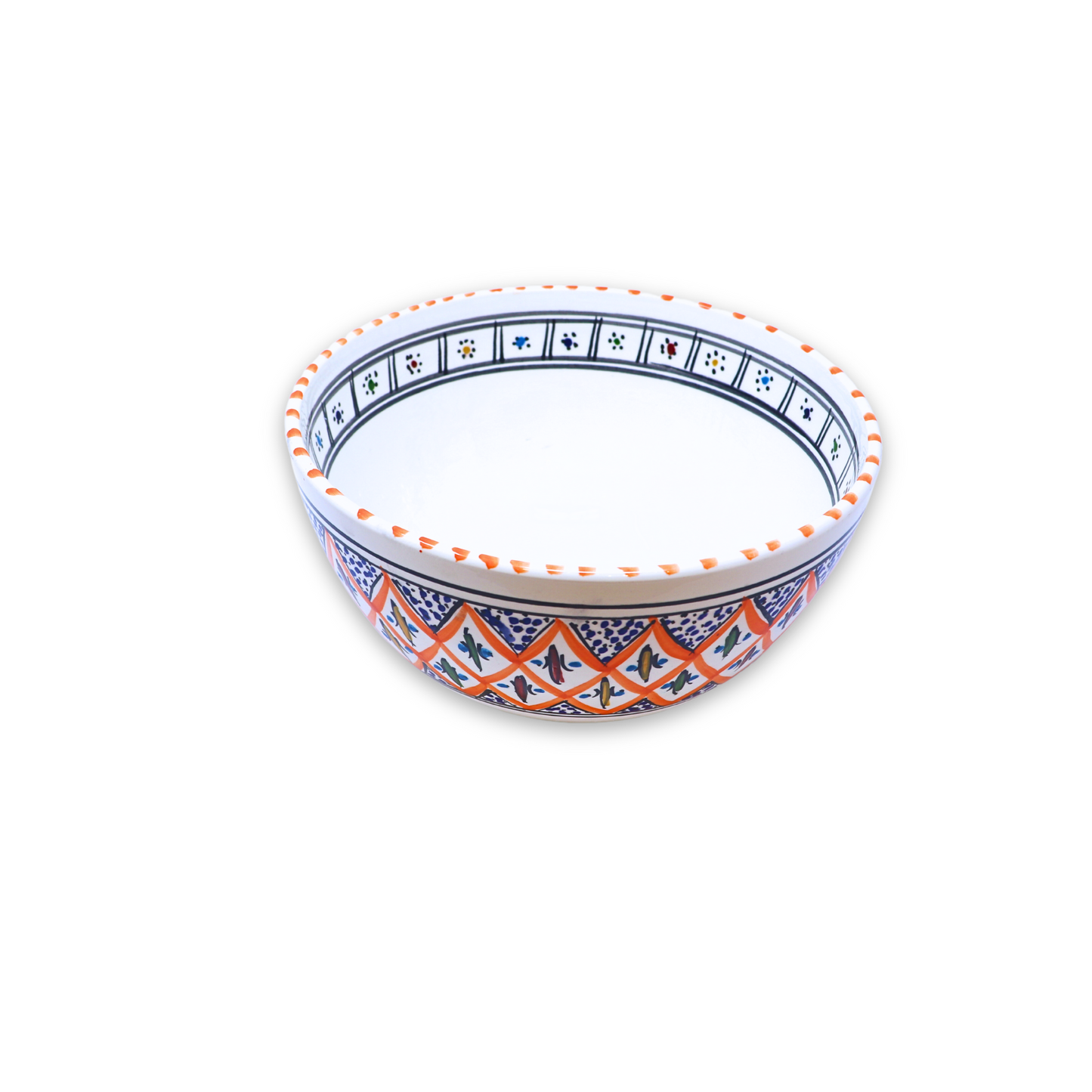 Handmade Ceramic Deep Bowl, 20cm