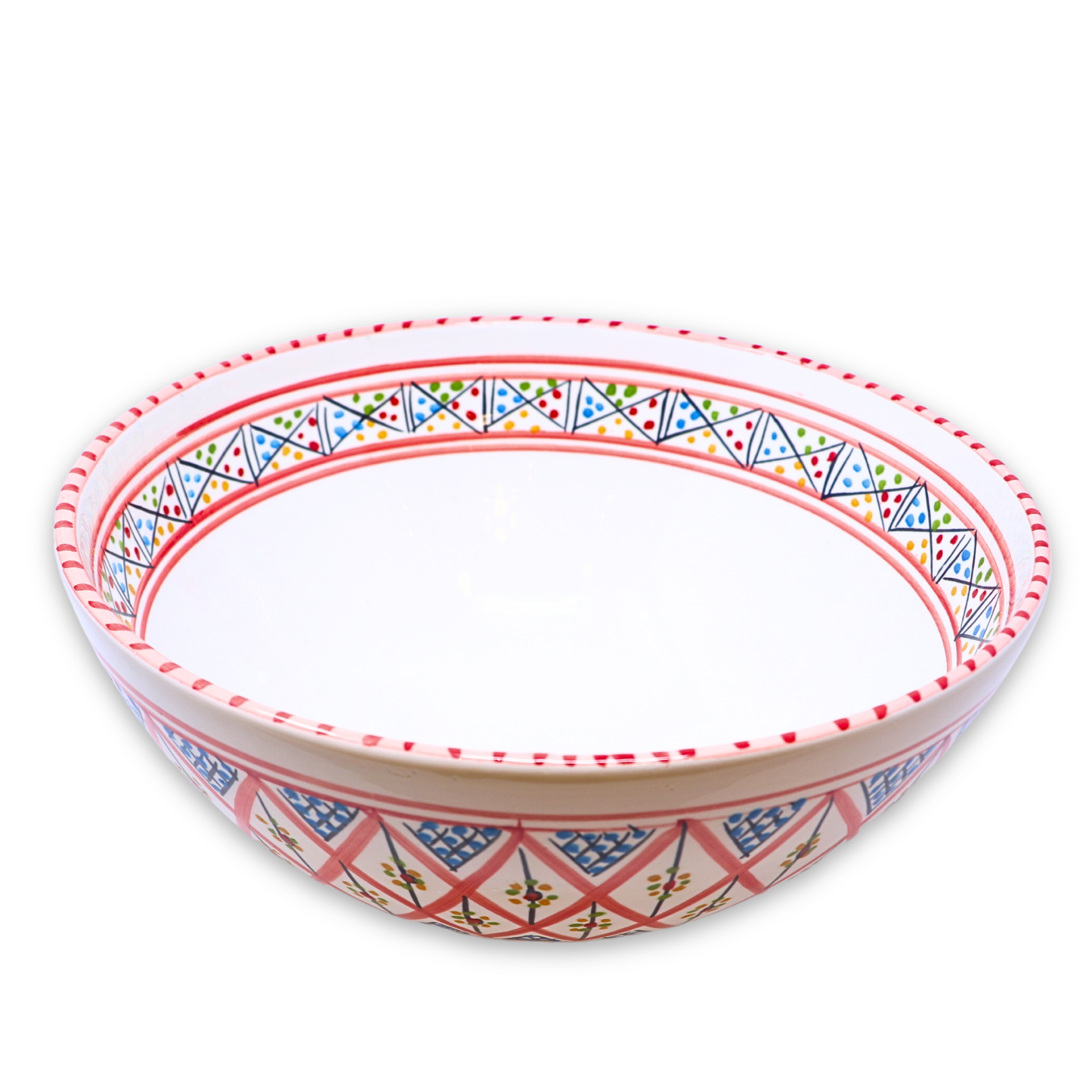 Handmade Ceramic Deep Bowl, 30cm