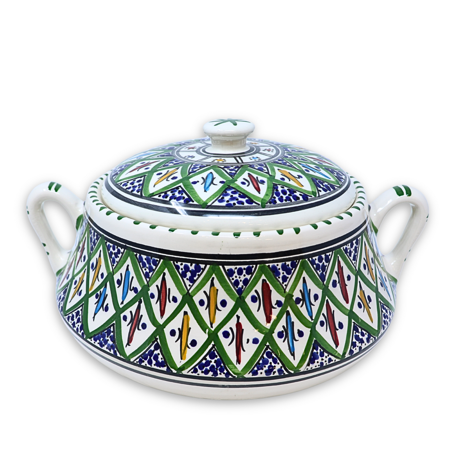 Handmade Ceramic Soup Tureen, 25cm