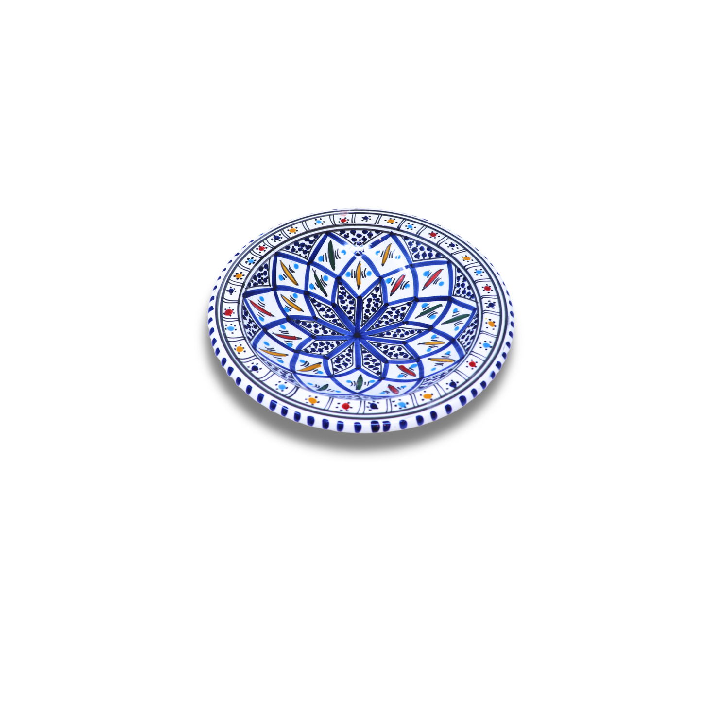 Handmade Ceramic Cone-shaped Platter, 23 cm