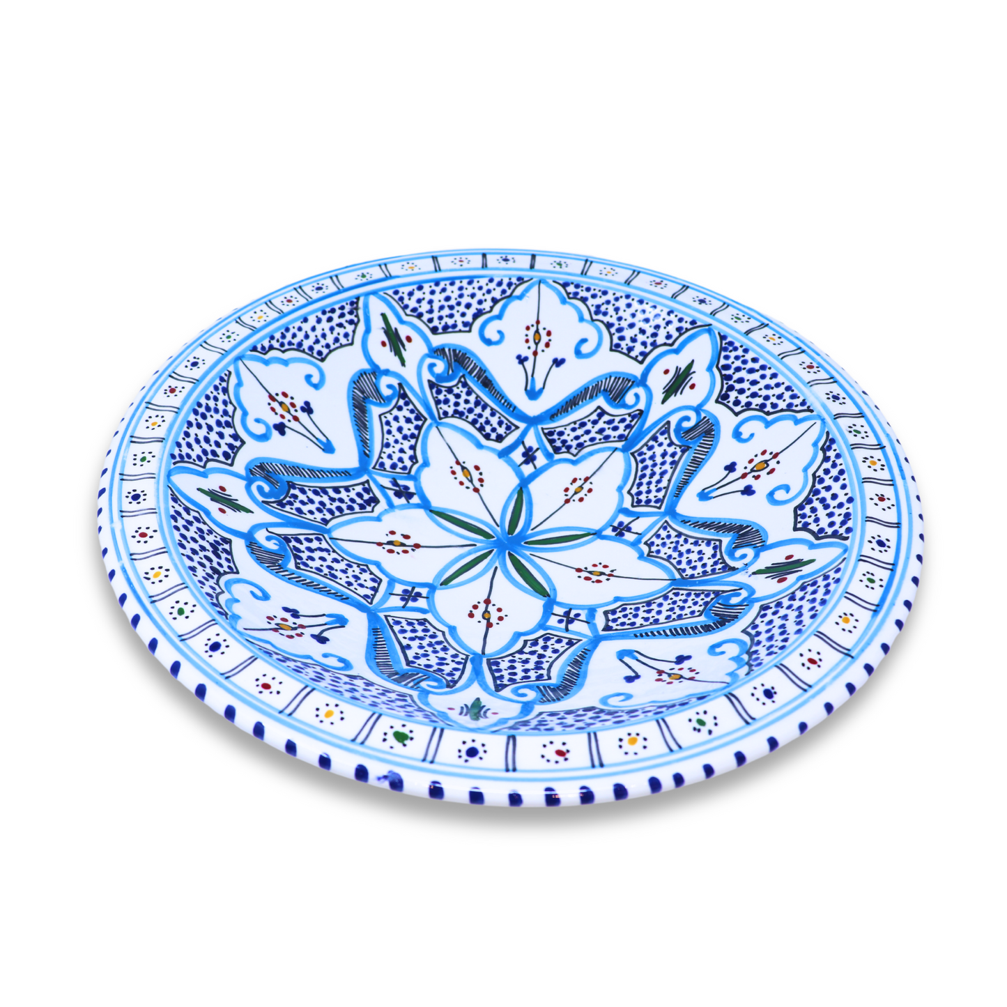 Handmade Ceramic Cone-shaped Platter, 38 cm