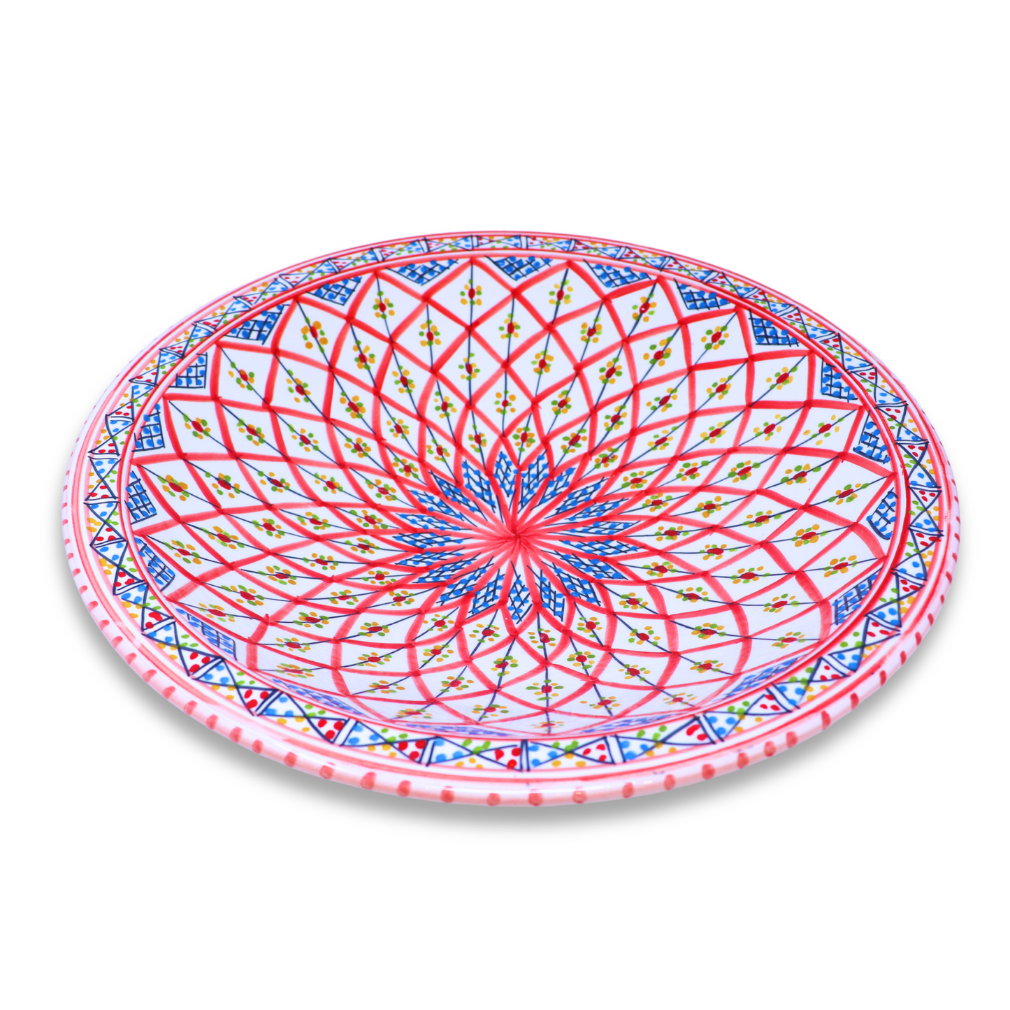 Handmade Ceramic Cone-shaped Platter, 42 cm