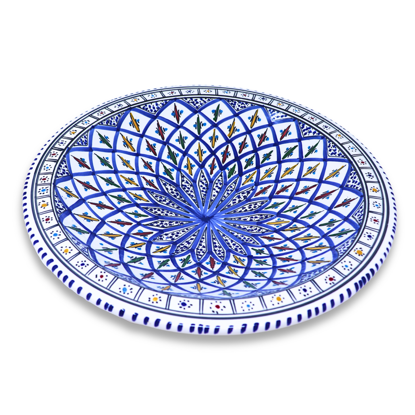 Handmade Ceramic Cone-shaped Platter, 42 cm