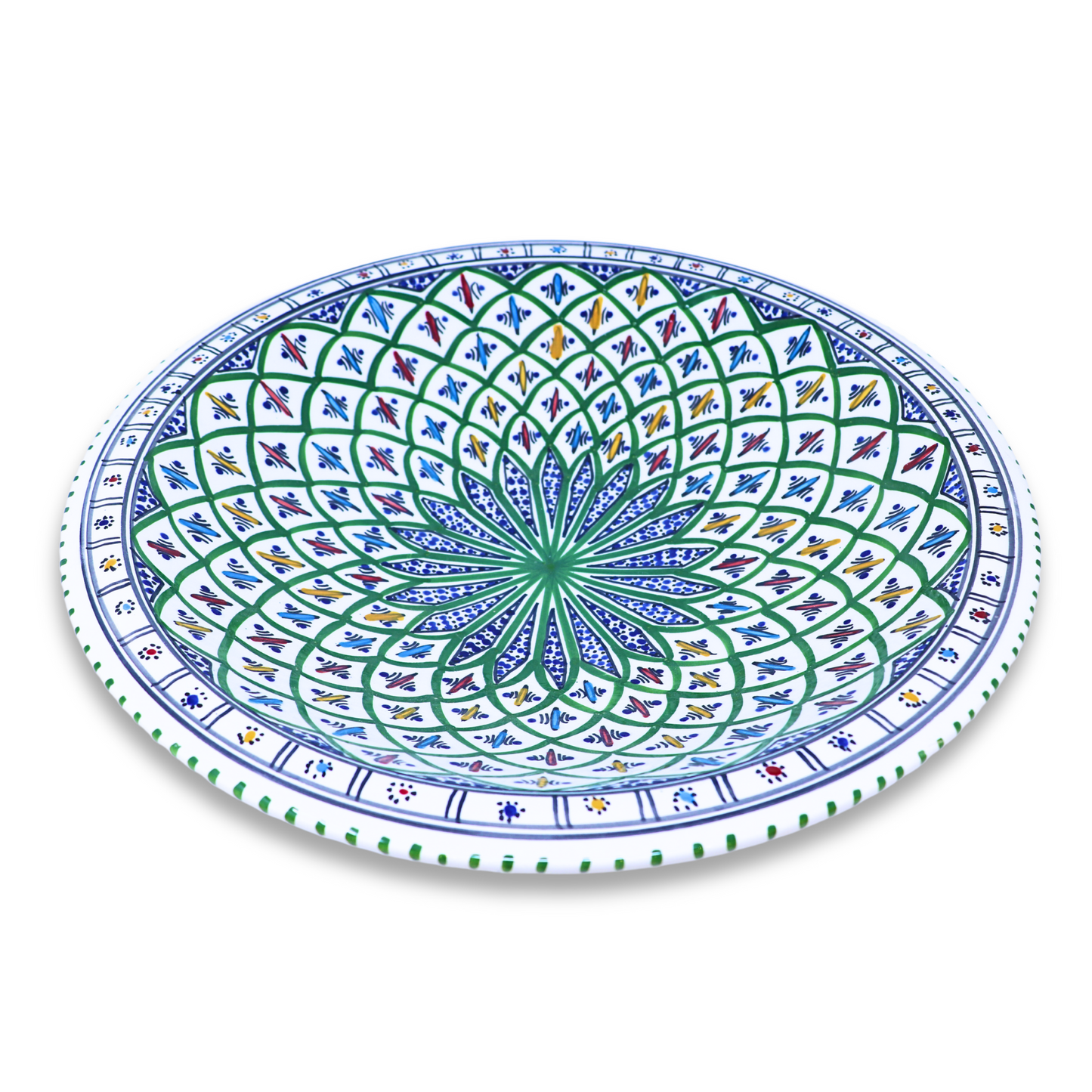 Handmade Ceramic Cone-shaped Platter, 42 cm