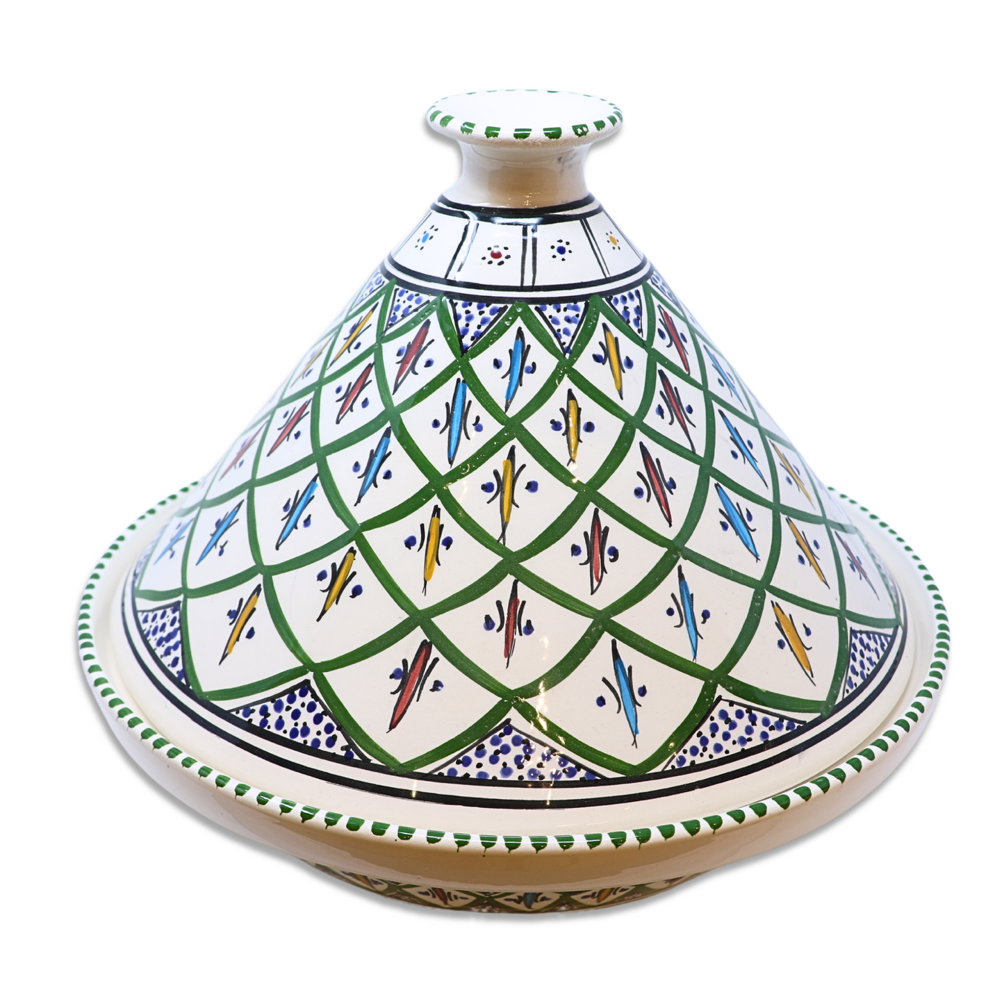 Handmade Ceramic Tajine Pot, 32 cm