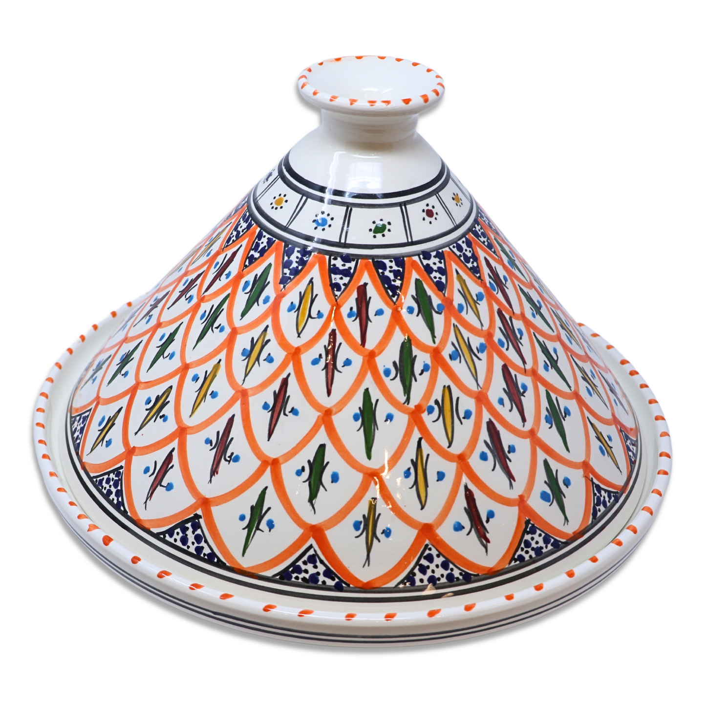 Handmade Ceramic Tajine Pot, 32 cm