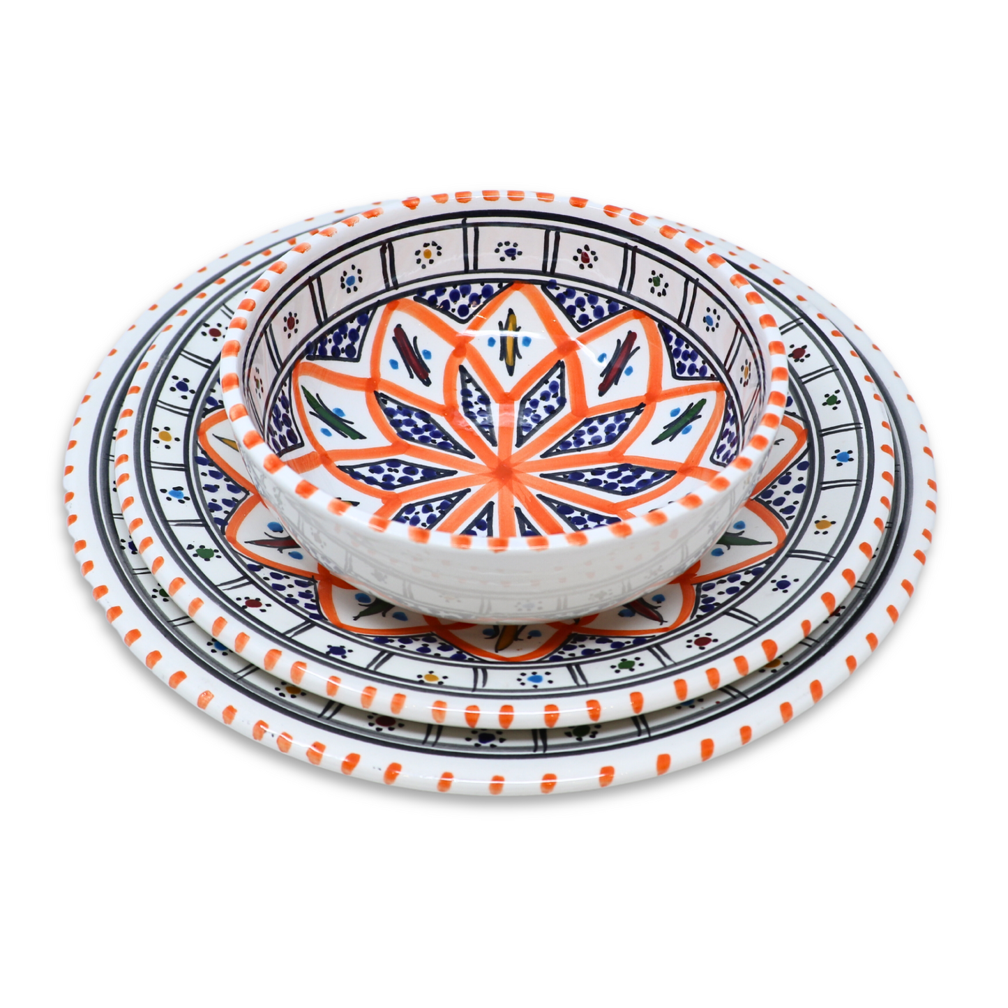 Handmade Ceramic Serving Plate, 28 cm