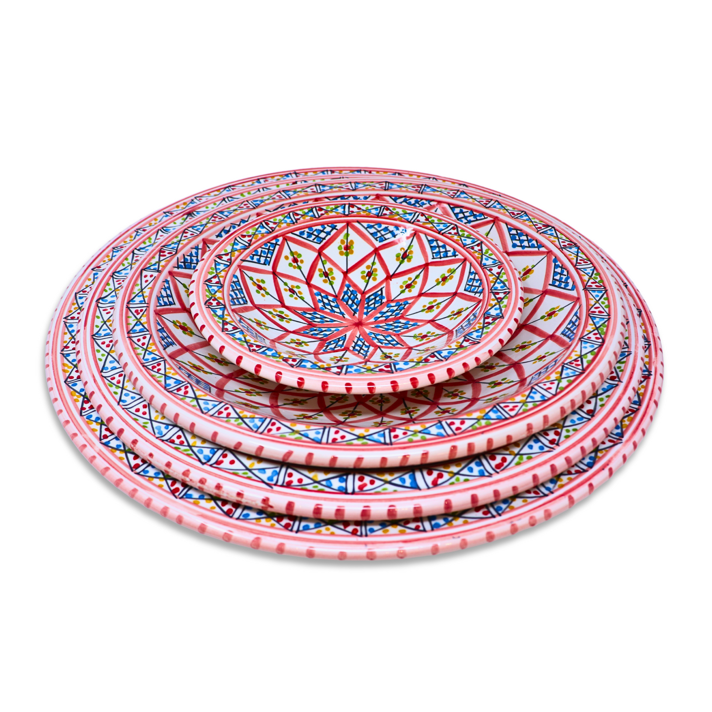 Handmade Ceramic Cone-shaped Platter, 42 cm