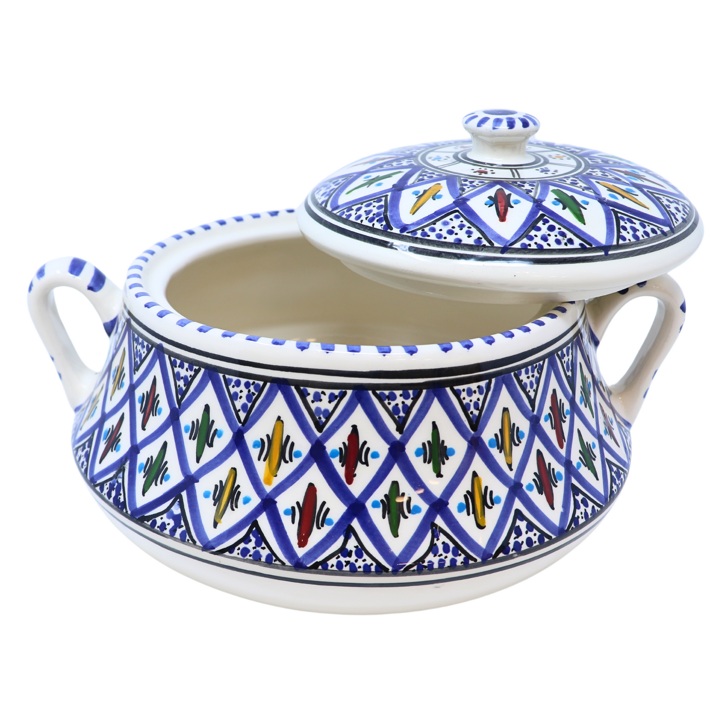 Handmade Ceramic Soup Tureen, 25cm