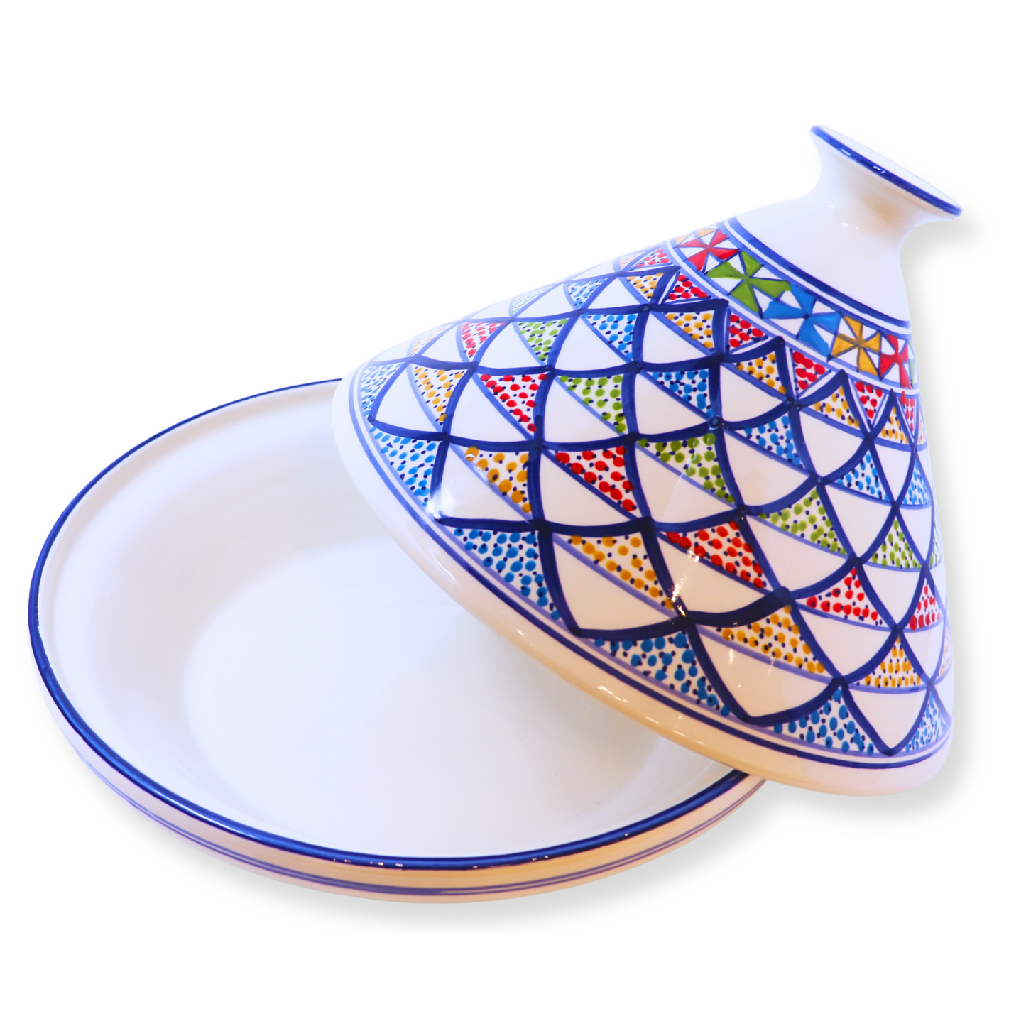 Handmade Ceramic Tajine Pot, 32 cm