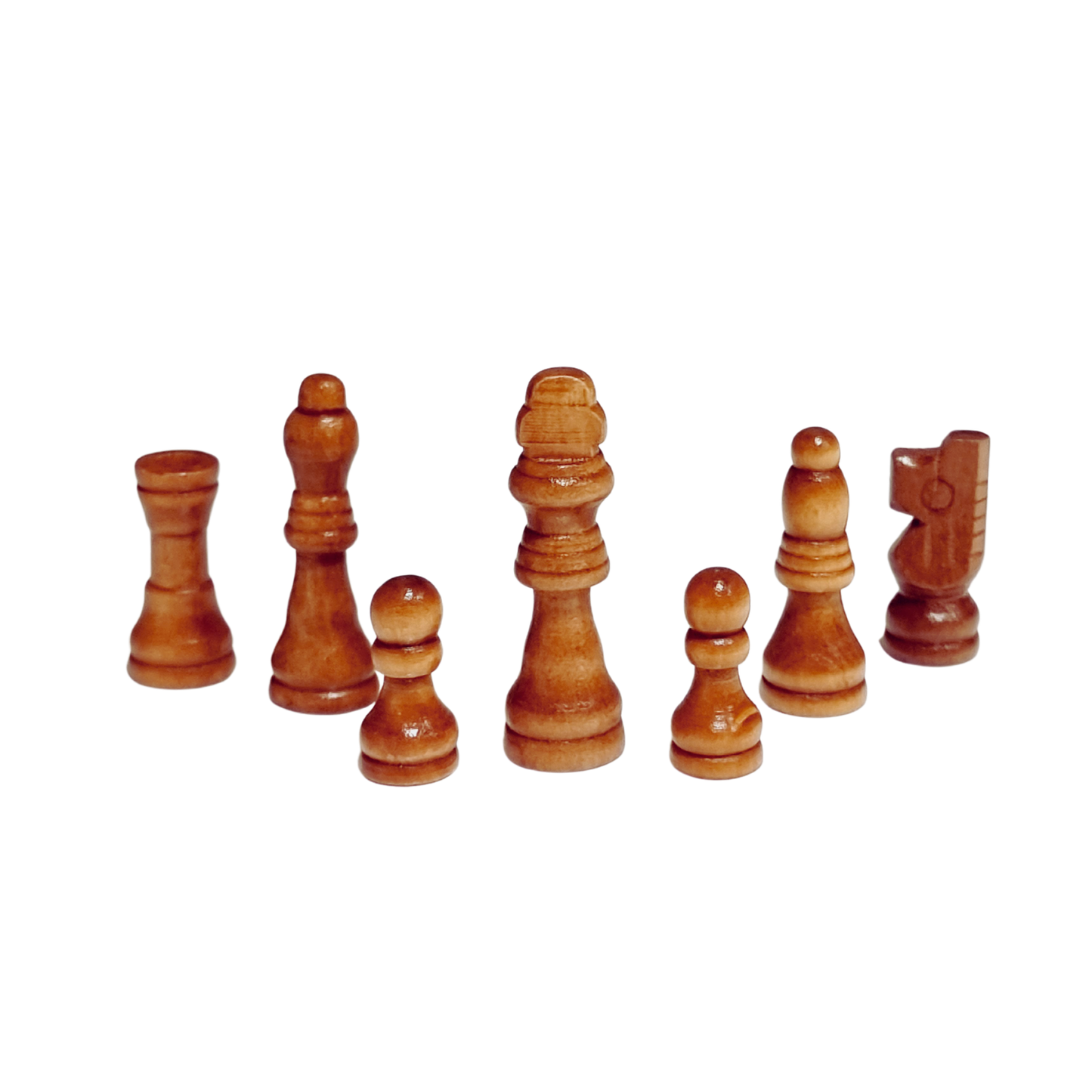Chess Pieces - Wood - Small/Medium - King Size: 5 cm