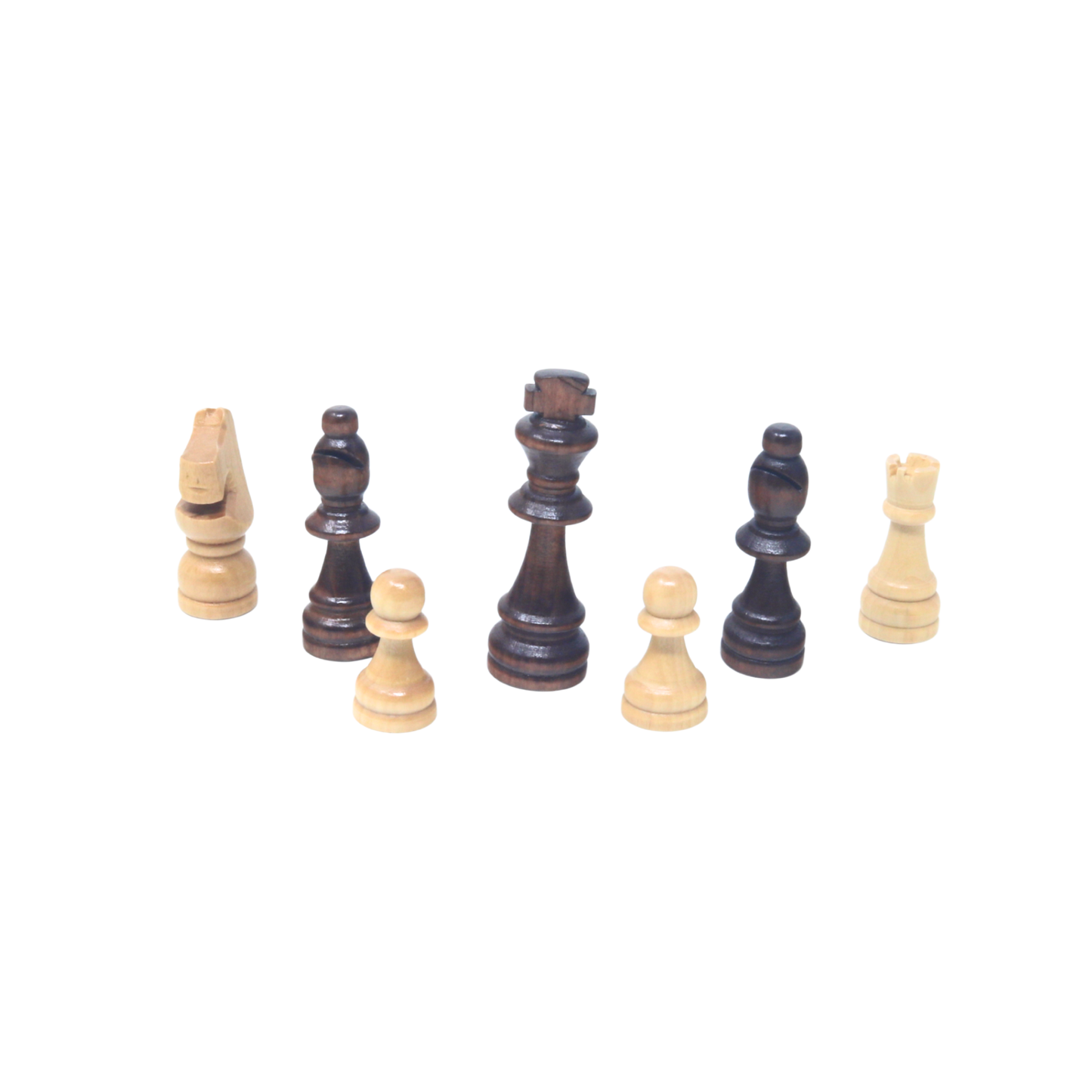 Chess Pieces - Wood - Large - King Size: 6.5 cm