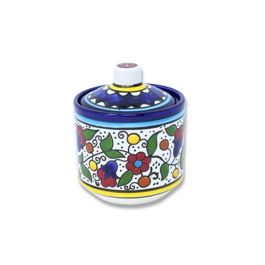 Handmade Ceramic Canister with Lid D9H12