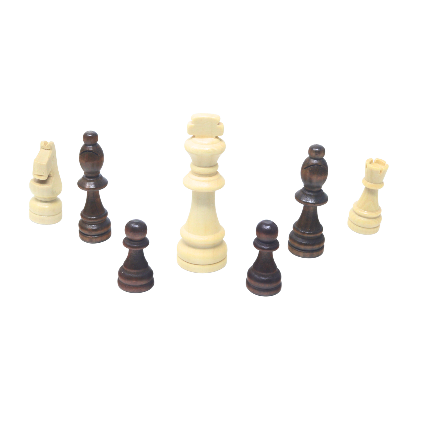 Chess Pieces - Wood - X Large - King Size: 8 cm