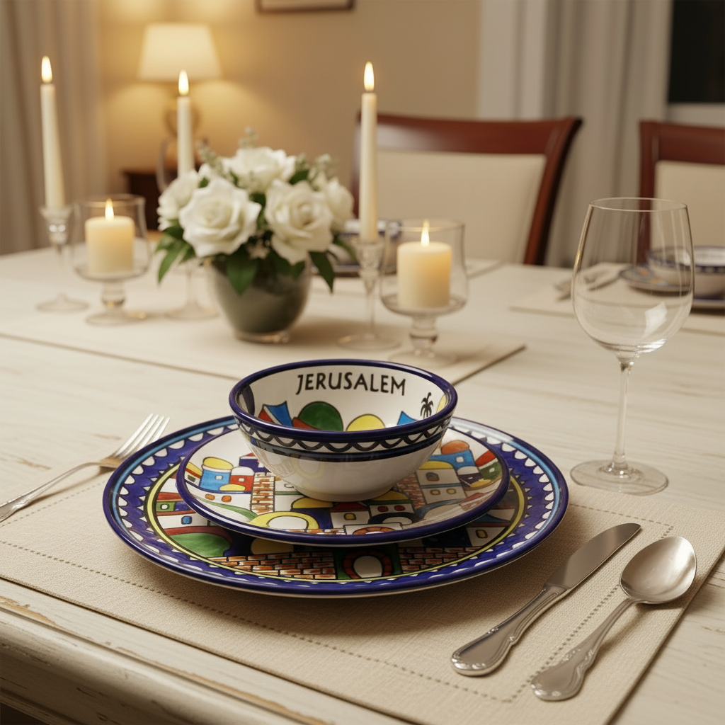 Handmade Ceramic Dinner Plate 26 cm