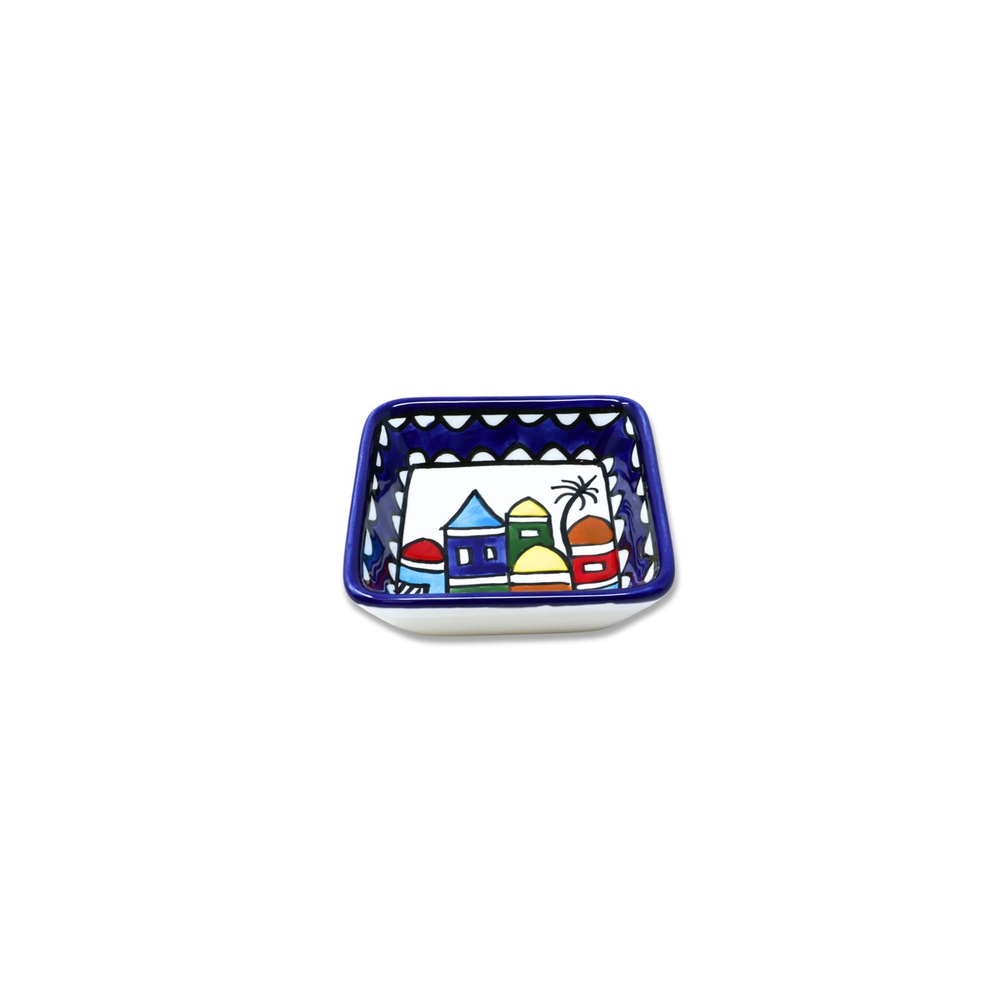 Handmade Ceramic Square Bowl 9.5 cm