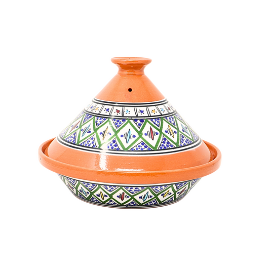 Handmade Ceramic Non-Stick Cooking Tajine 27 cm