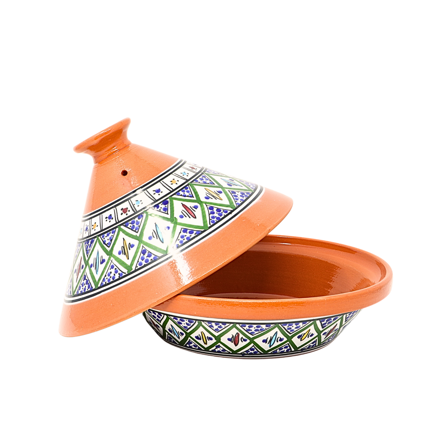 Handmade Ceramic Non-Stick Cooking Tajine 27 cm