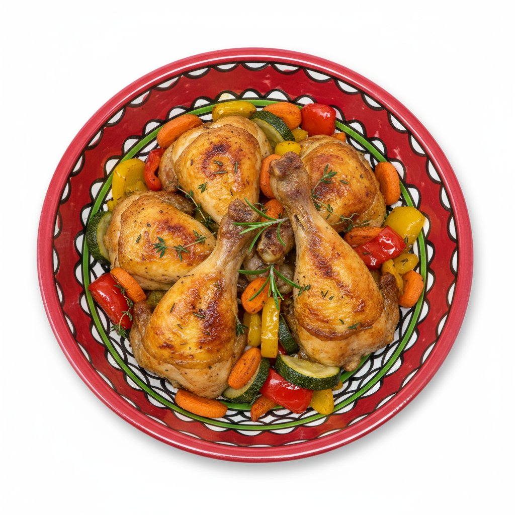 Handmade Ceramic Deep Plate 19 cm